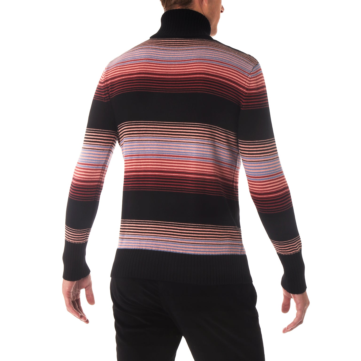 SAVE 70%- Chiaroscuro Black Turtleneck - parke & ronen