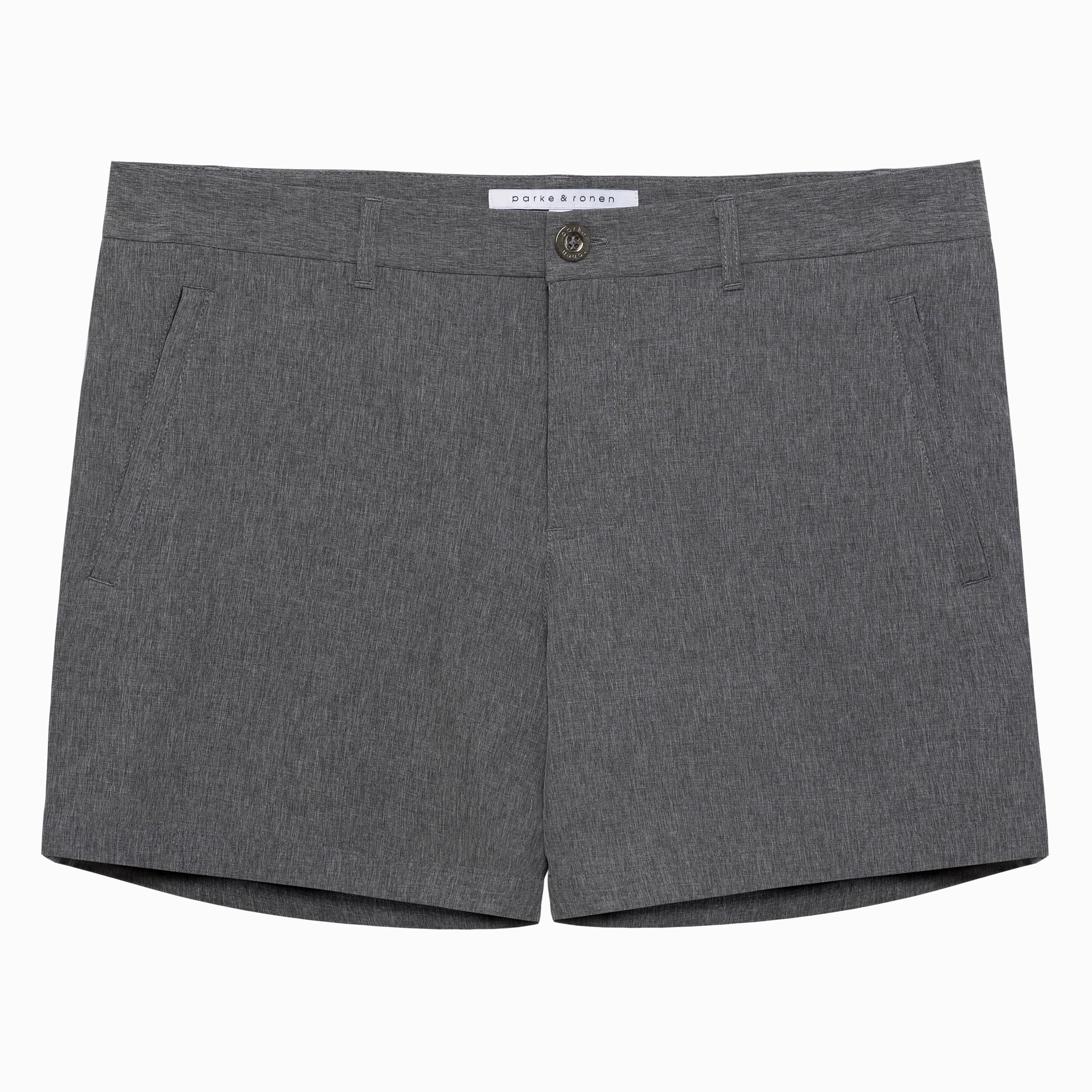 ACTIONWEAR- Graphite Solid Action Stretch Holler Shorts