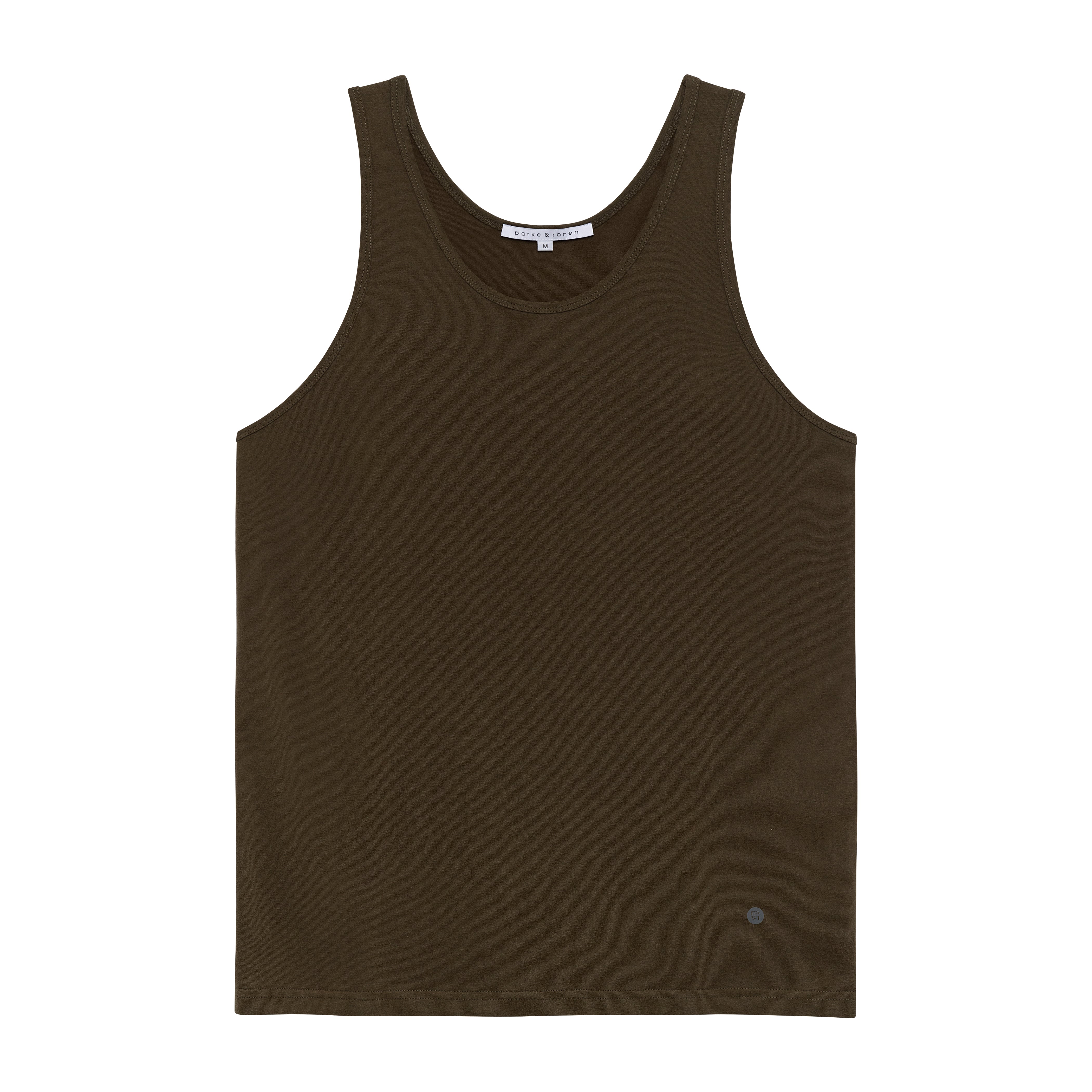 ACTIONWEAR- Army Solid Essential Cotton Tank Top