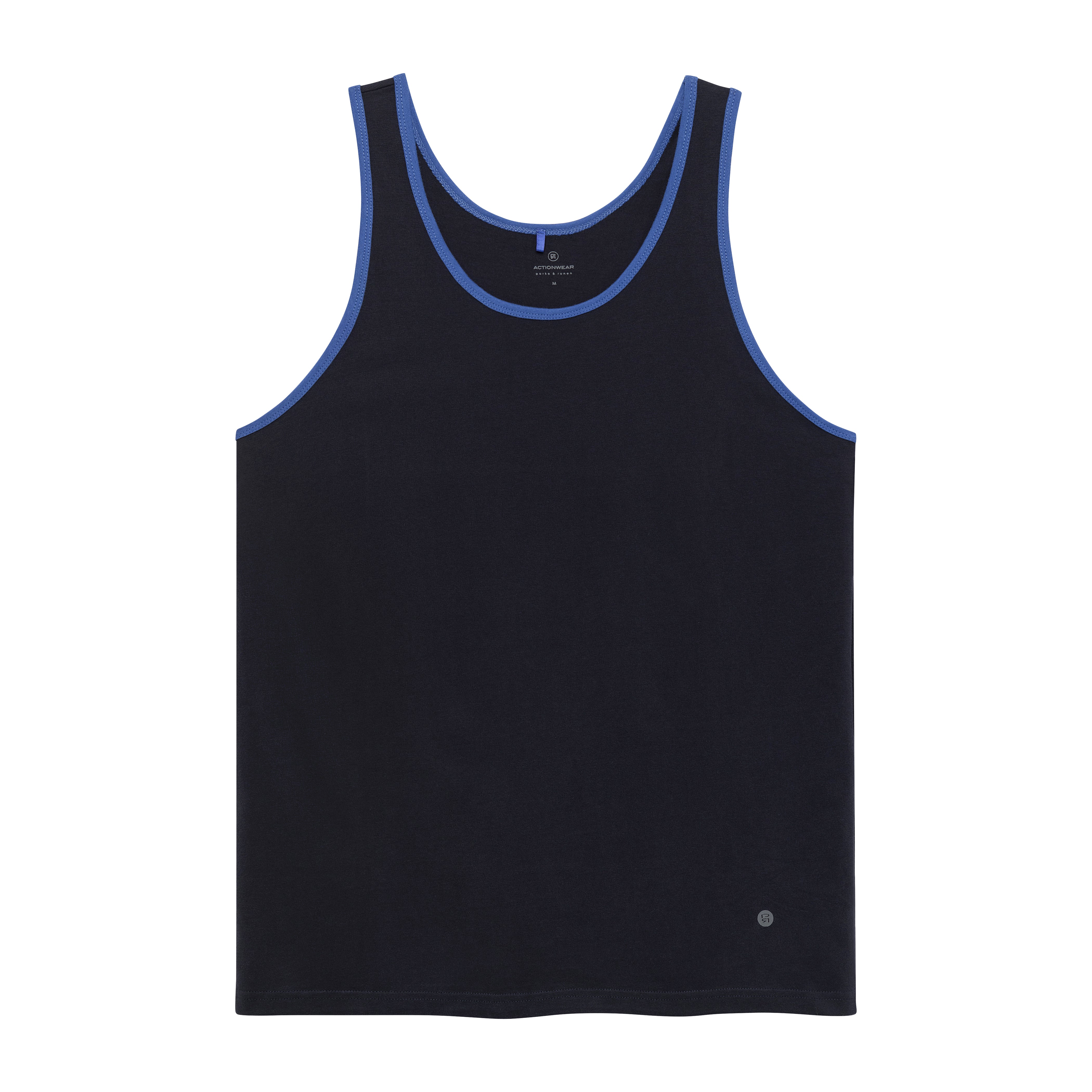 ACTIONWEAR- Navy/Royal Combo Essential Cotton Tank Top