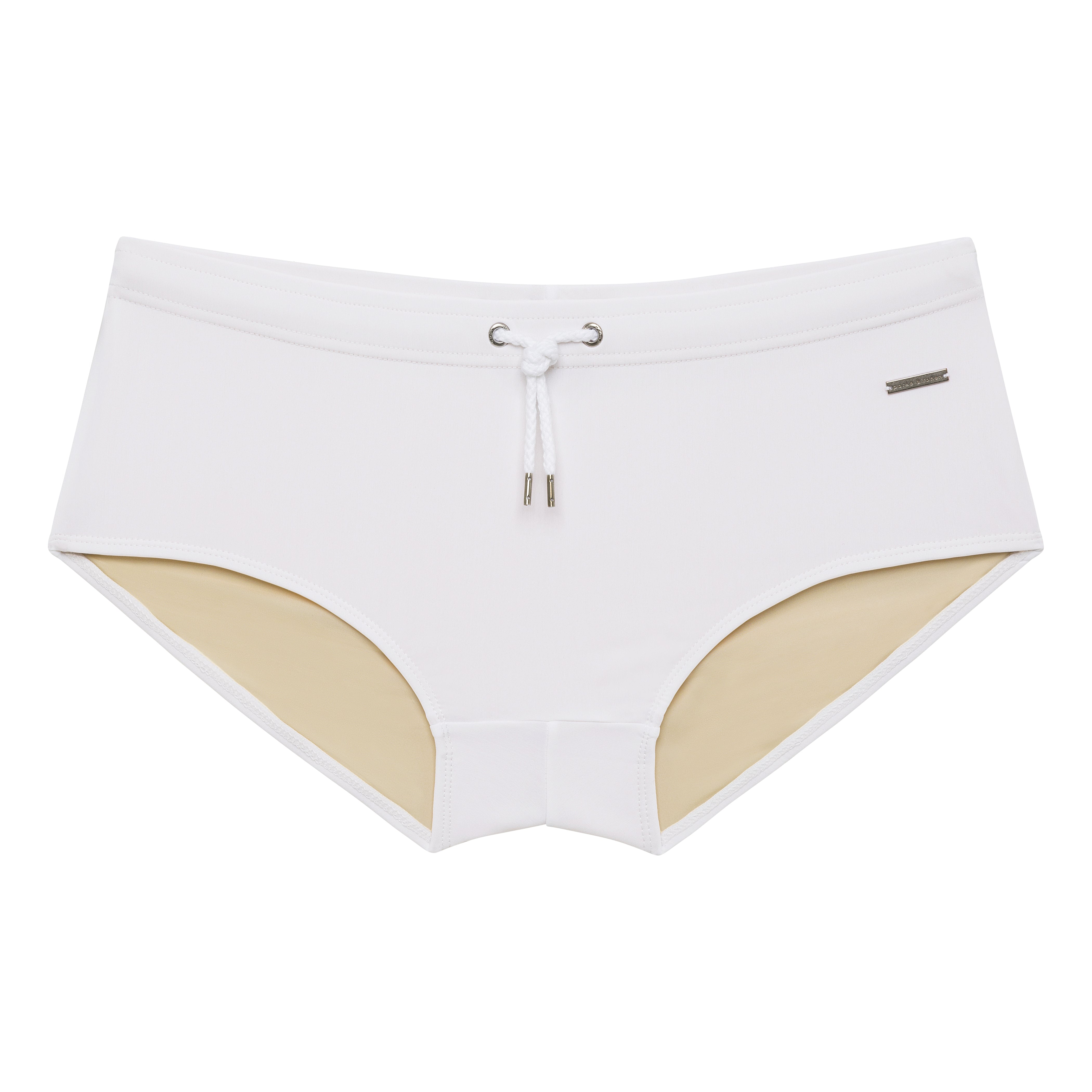 White Solid Corcovado Brief - parke & ronen