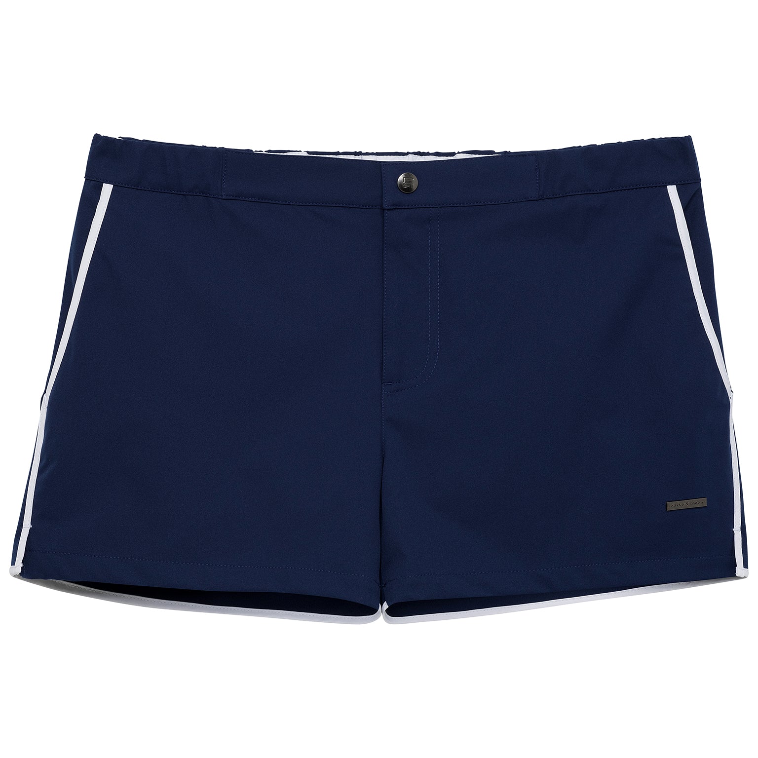 Navy 2" Angeleno Solid Stretch