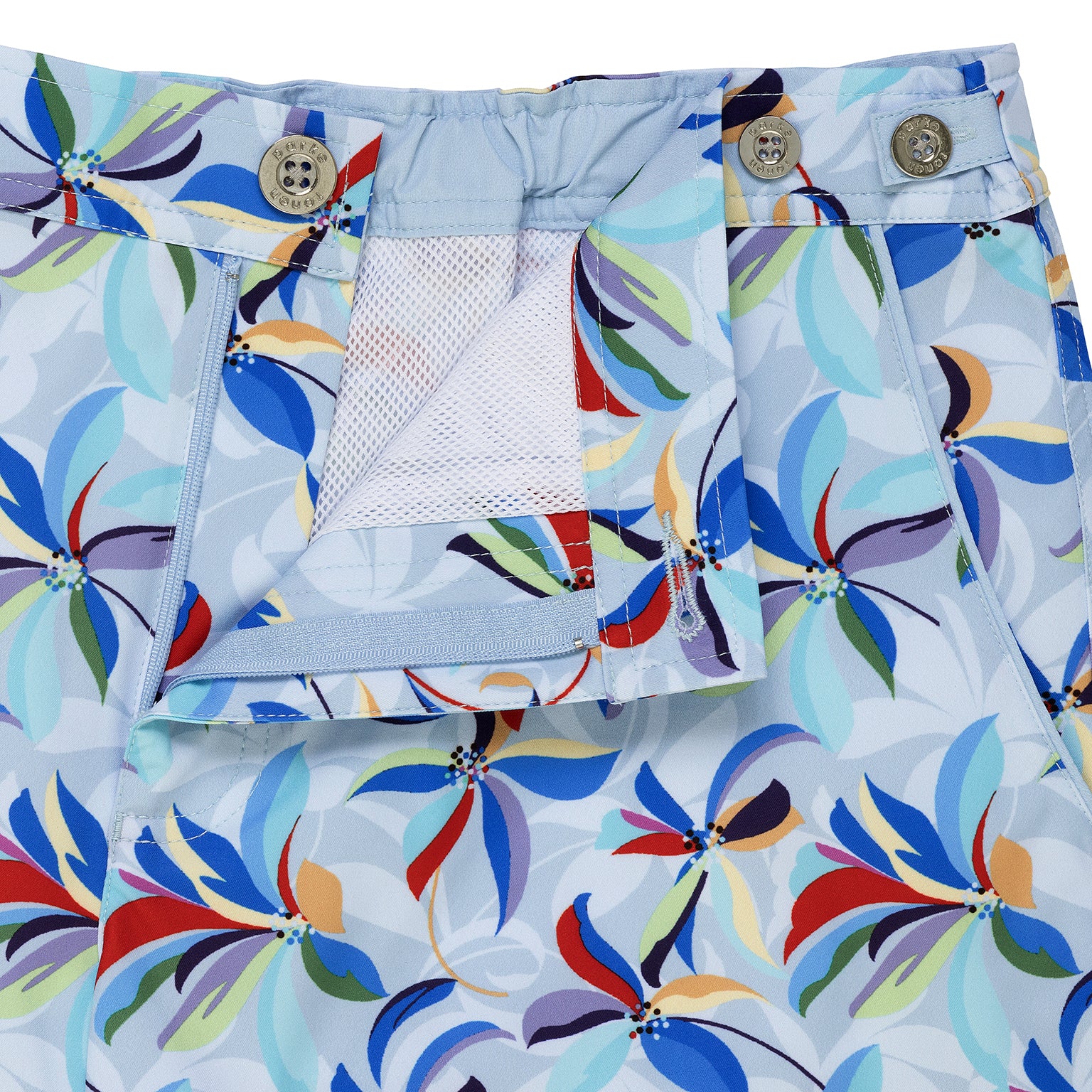 Zelda Blue 6" Catalonia Swim Trunk