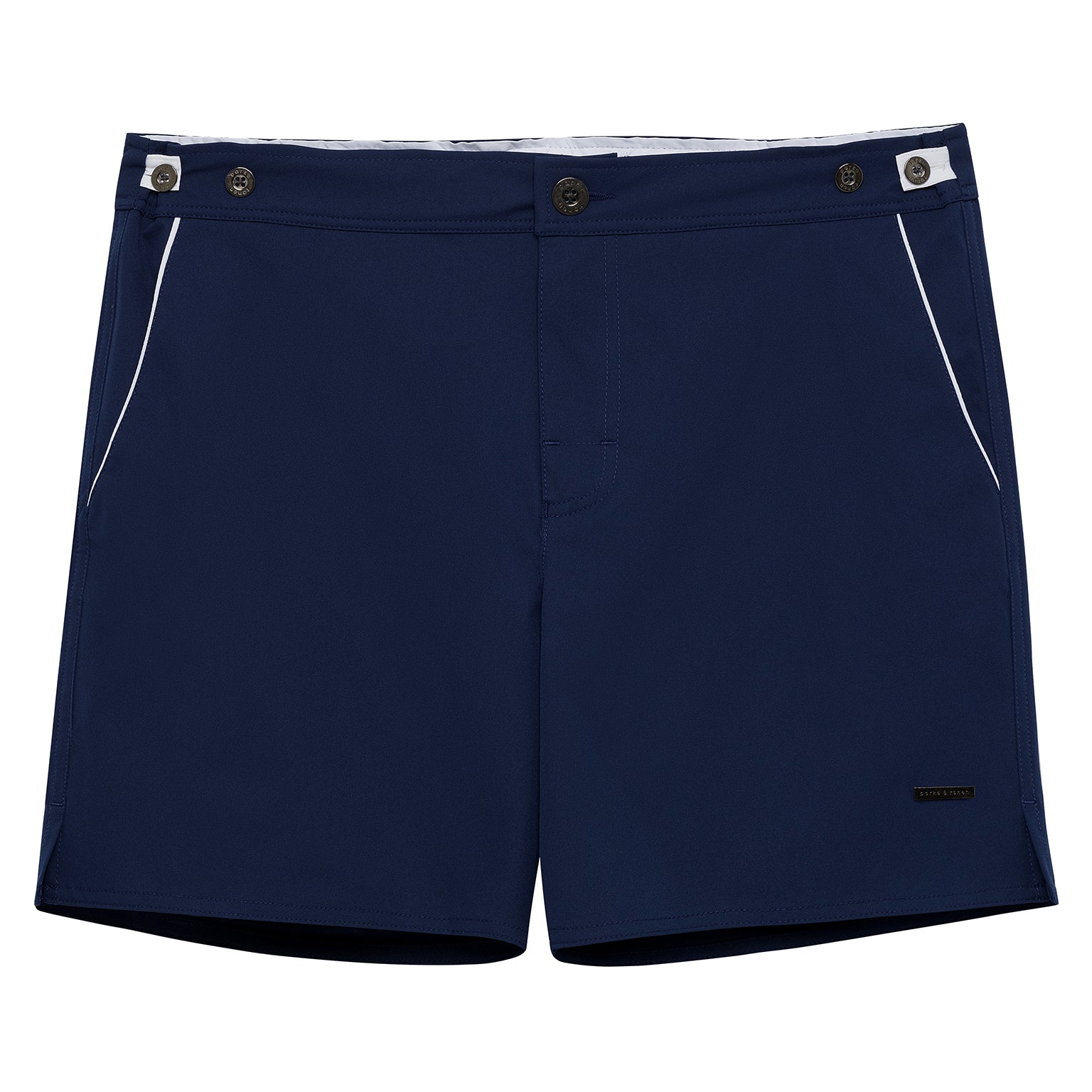 Navy 6" Catalonia Solid Stretch