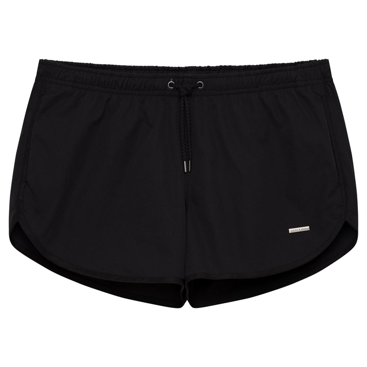 PARKE & RONEN Size 32 Blue White Black Checkered Polyester Nylon Swim Trunks main image 1