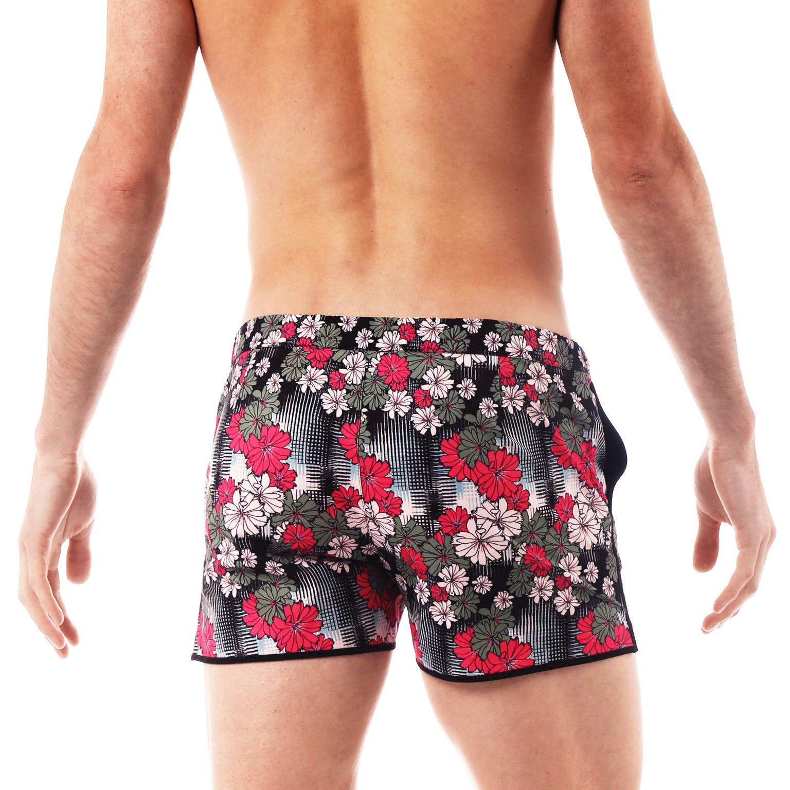 SAVE 70%- Watermelon Dahlias Print 2" Angeleno Stretch - parke & ronen