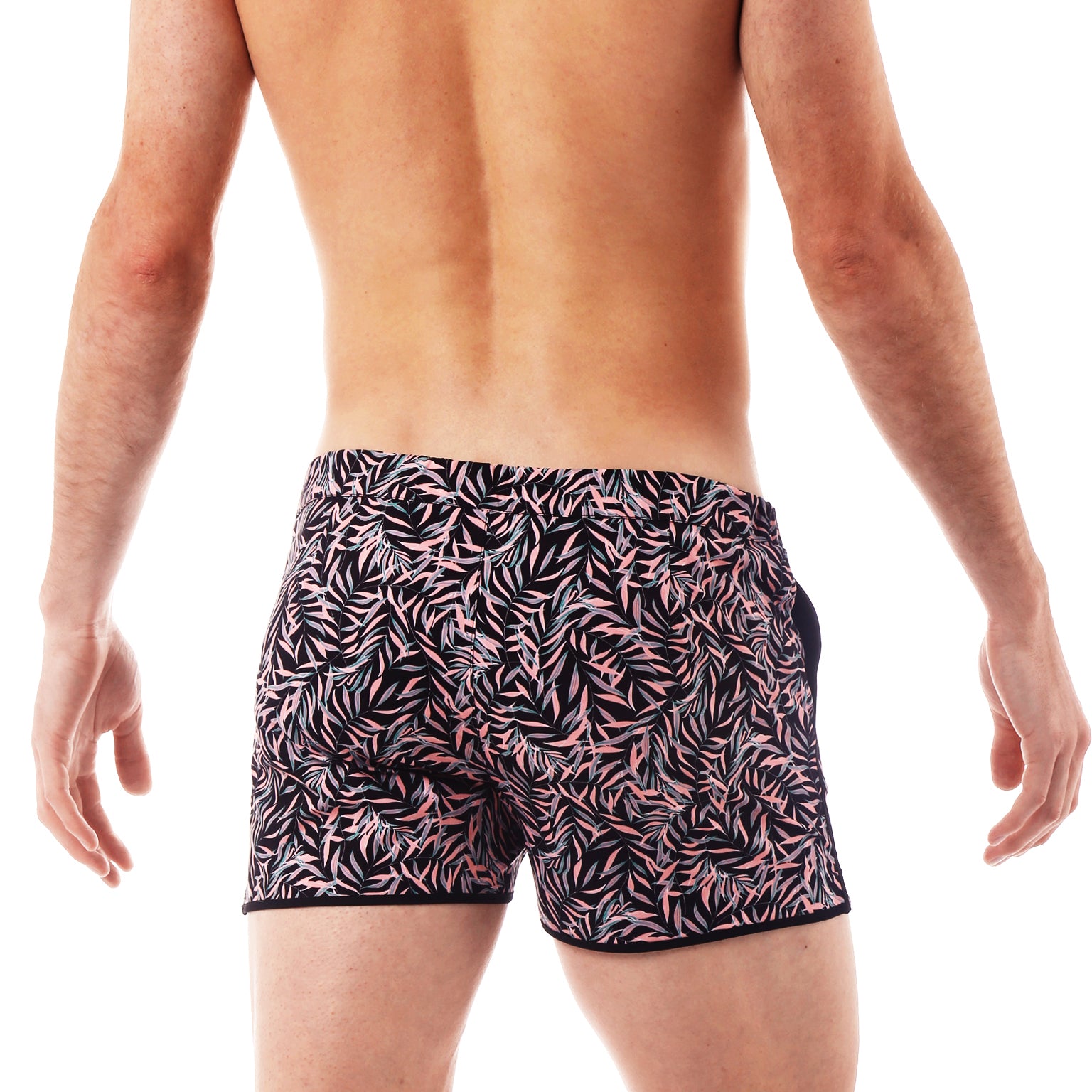 SAVE 70% - Black Julian Print 2" Angeleno Stretch
