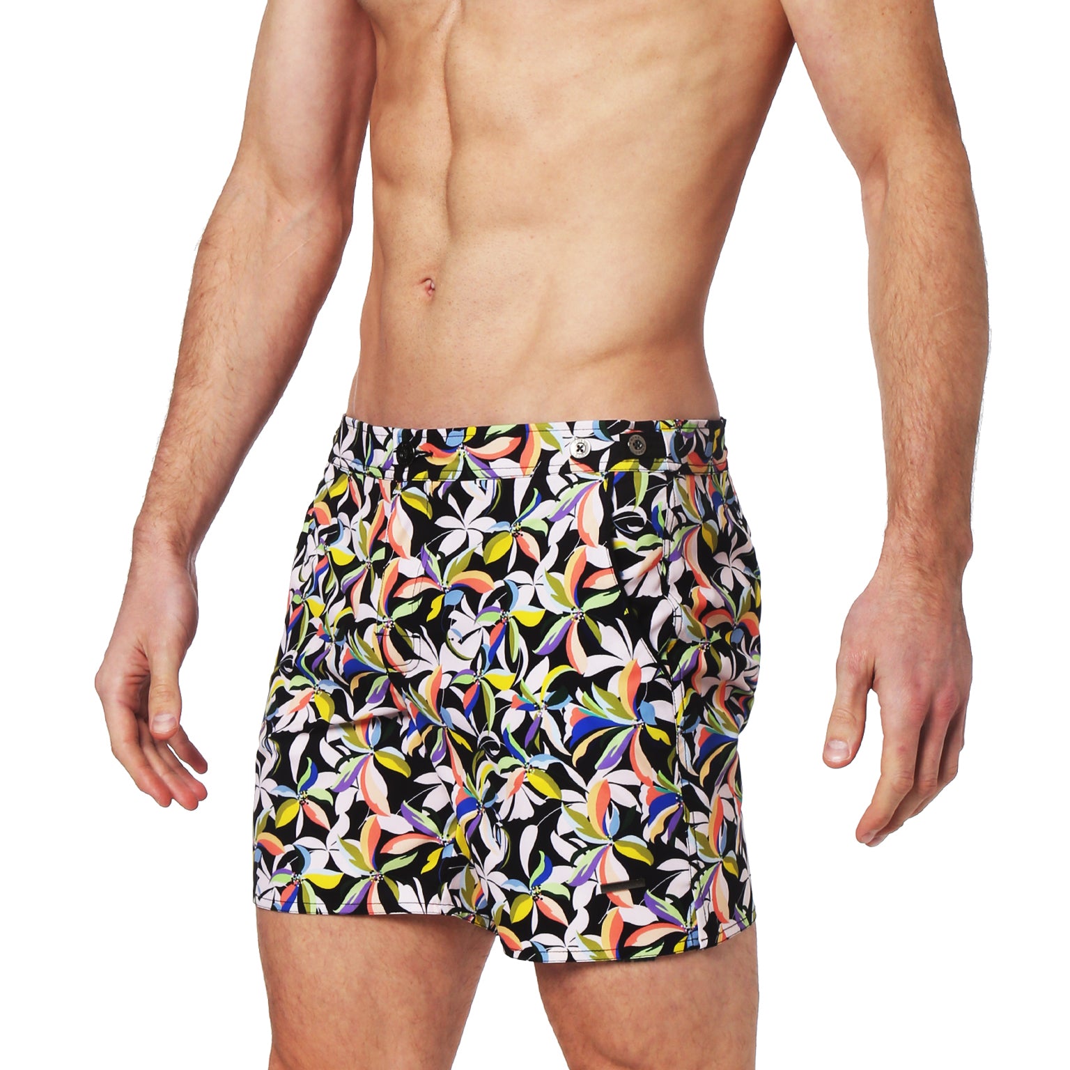 Zelda Black 6" Catalonia Swim Trunk