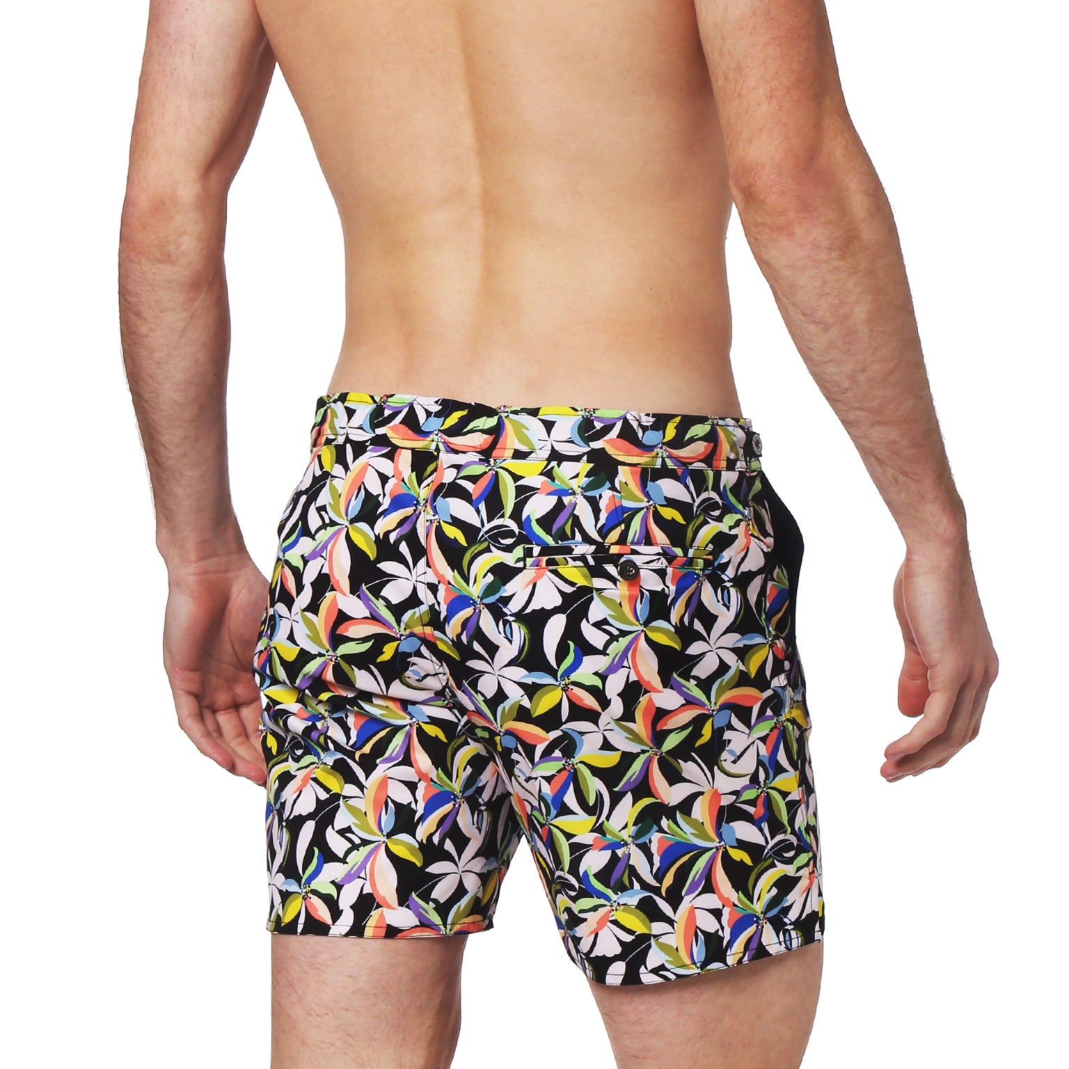 Zelda Black 6" Catalonia Swim Trunk