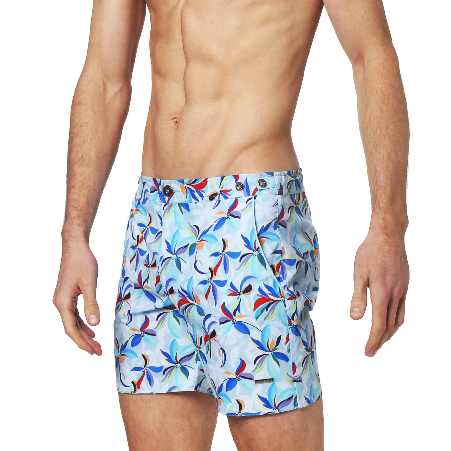 Zelda Blue 6" Catalonia Swim Trunk