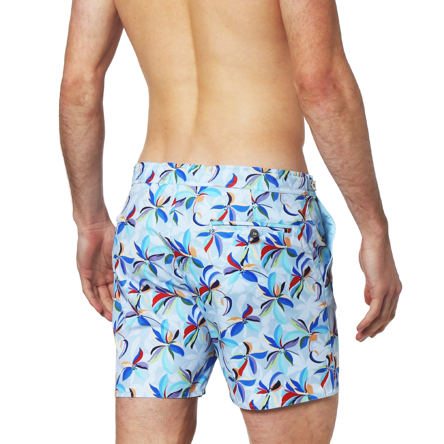 Zelda Blue 6" Catalonia Swim Trunk
