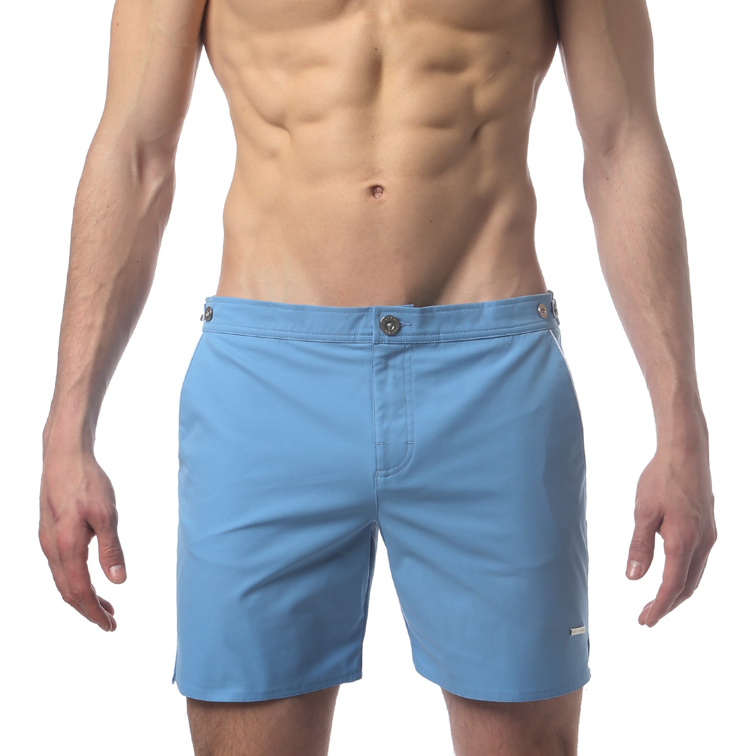 Powder Blue 6" Catalonia Solid Stretch - parke & ronen