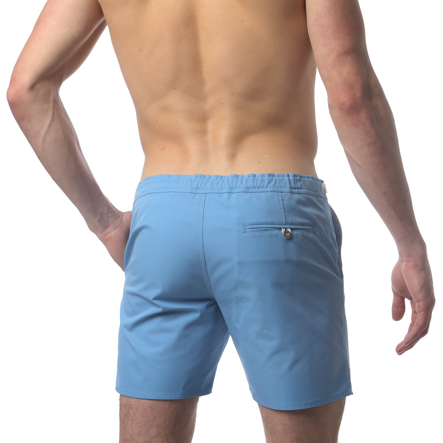 Powder Blue 6" Catalonia Solid Stretch - parke & ronen