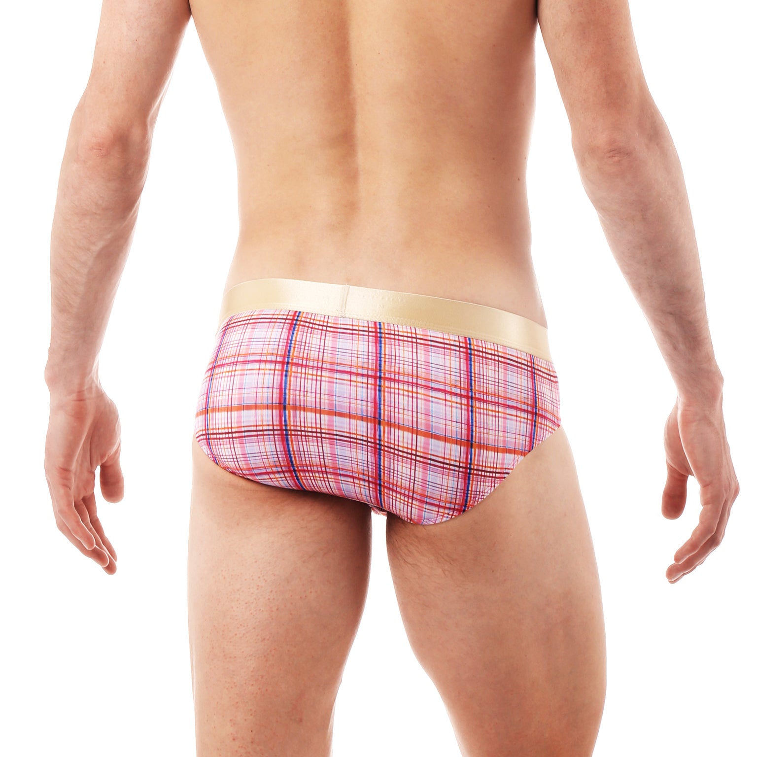 Cranberry Cape Cod Plaid Low Rise Brief