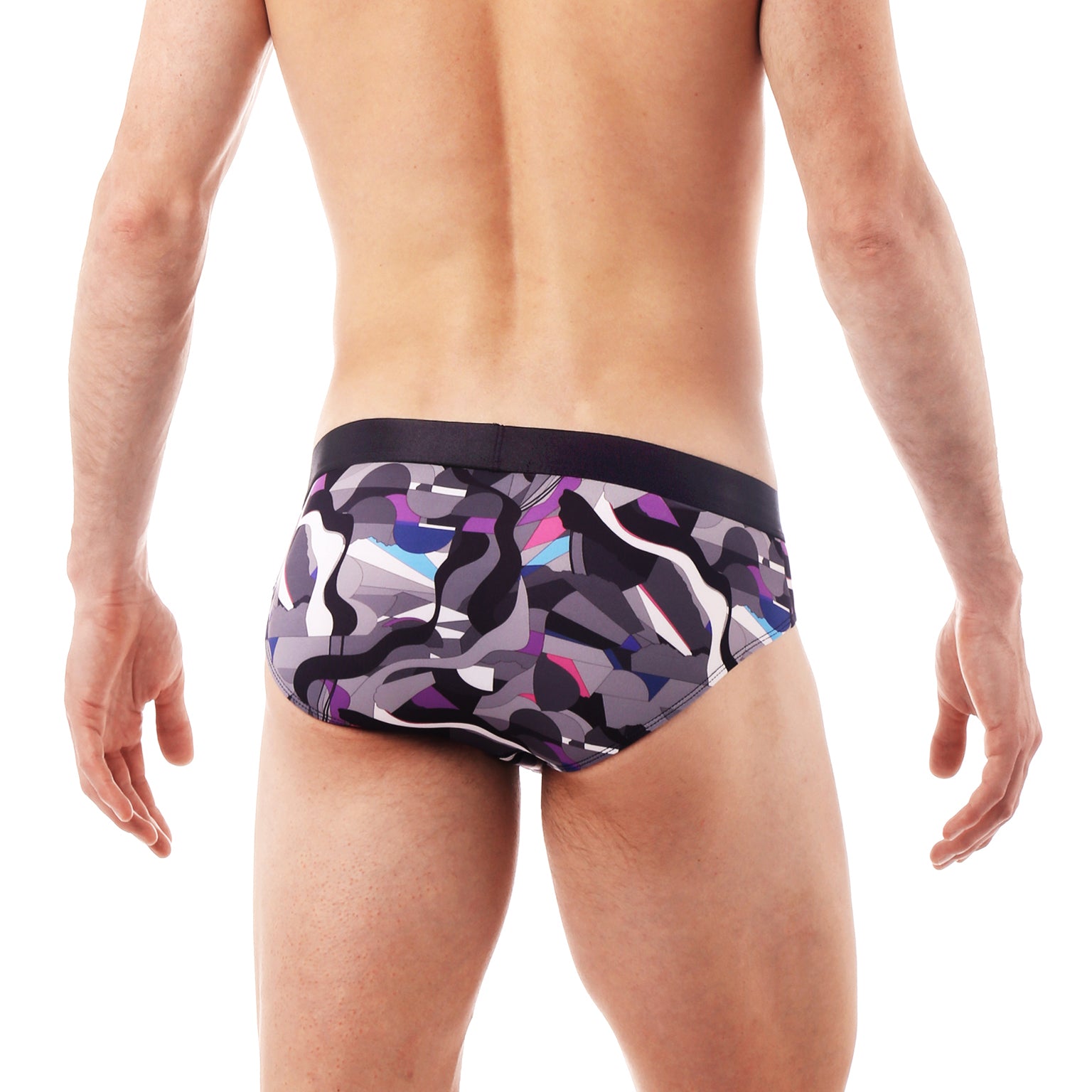 Purple Jubilee Print Low Rise Brief