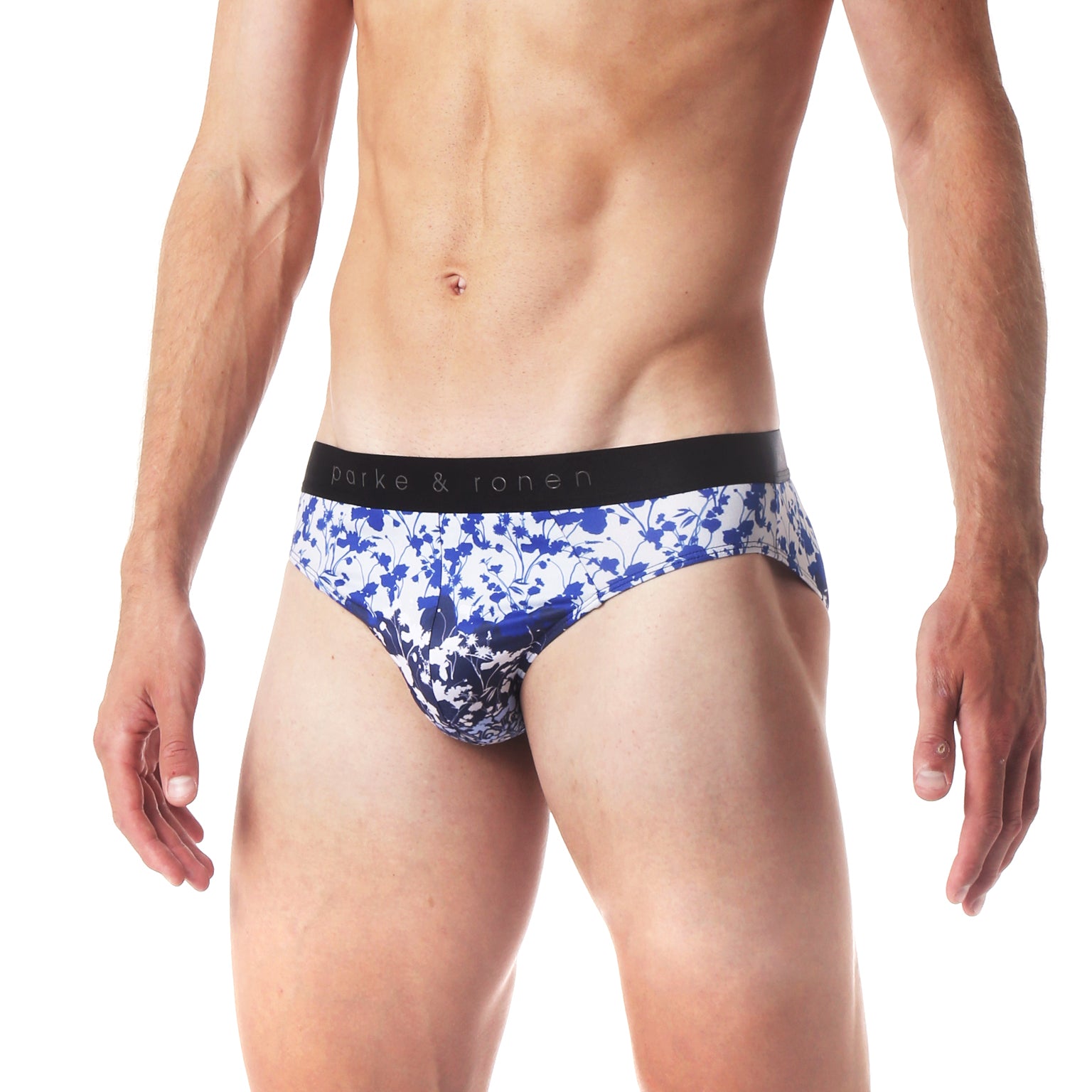 Navy Winter Garden Low Rise Brief