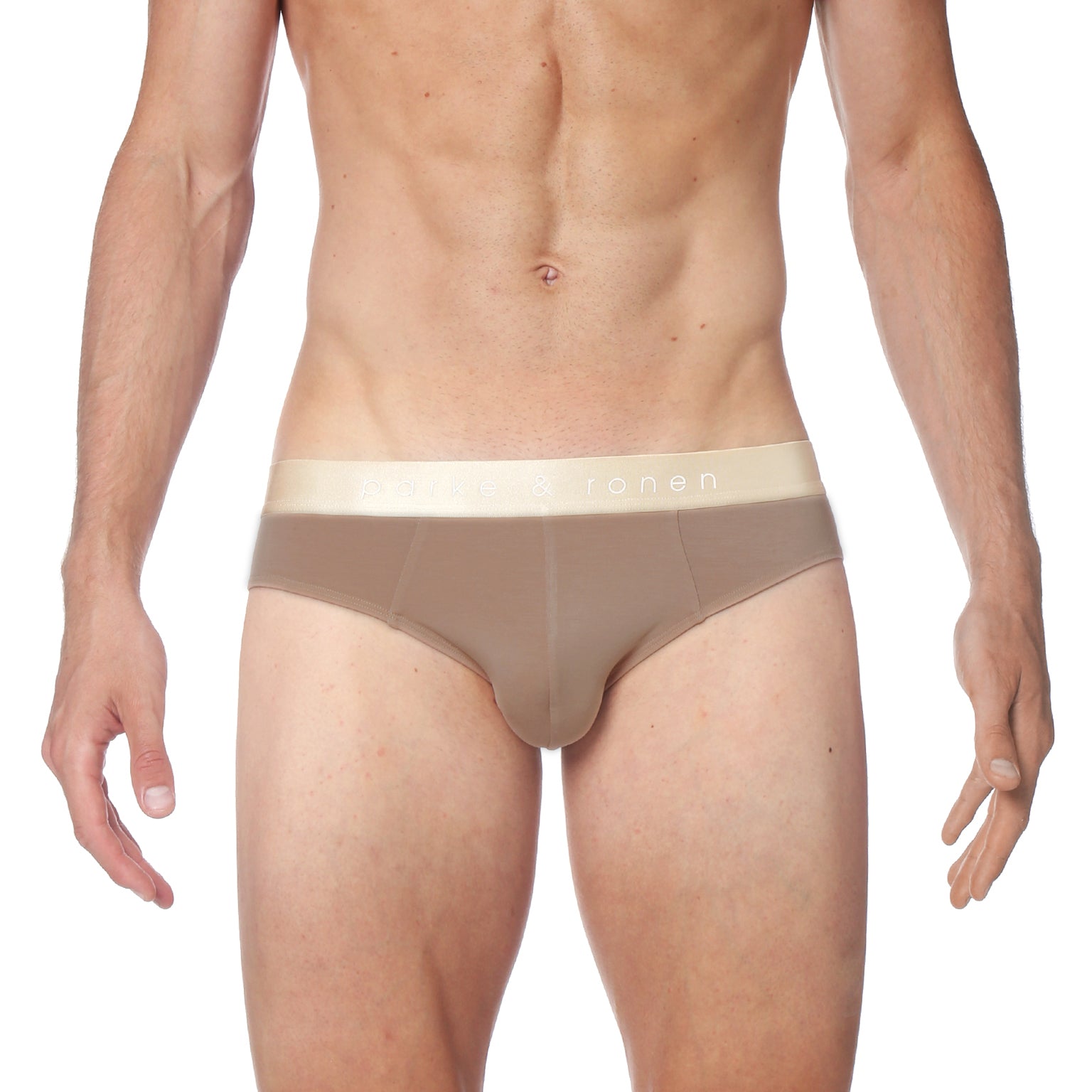 NEW- Café Au Lait Low-Rise Brief - parke & ronen