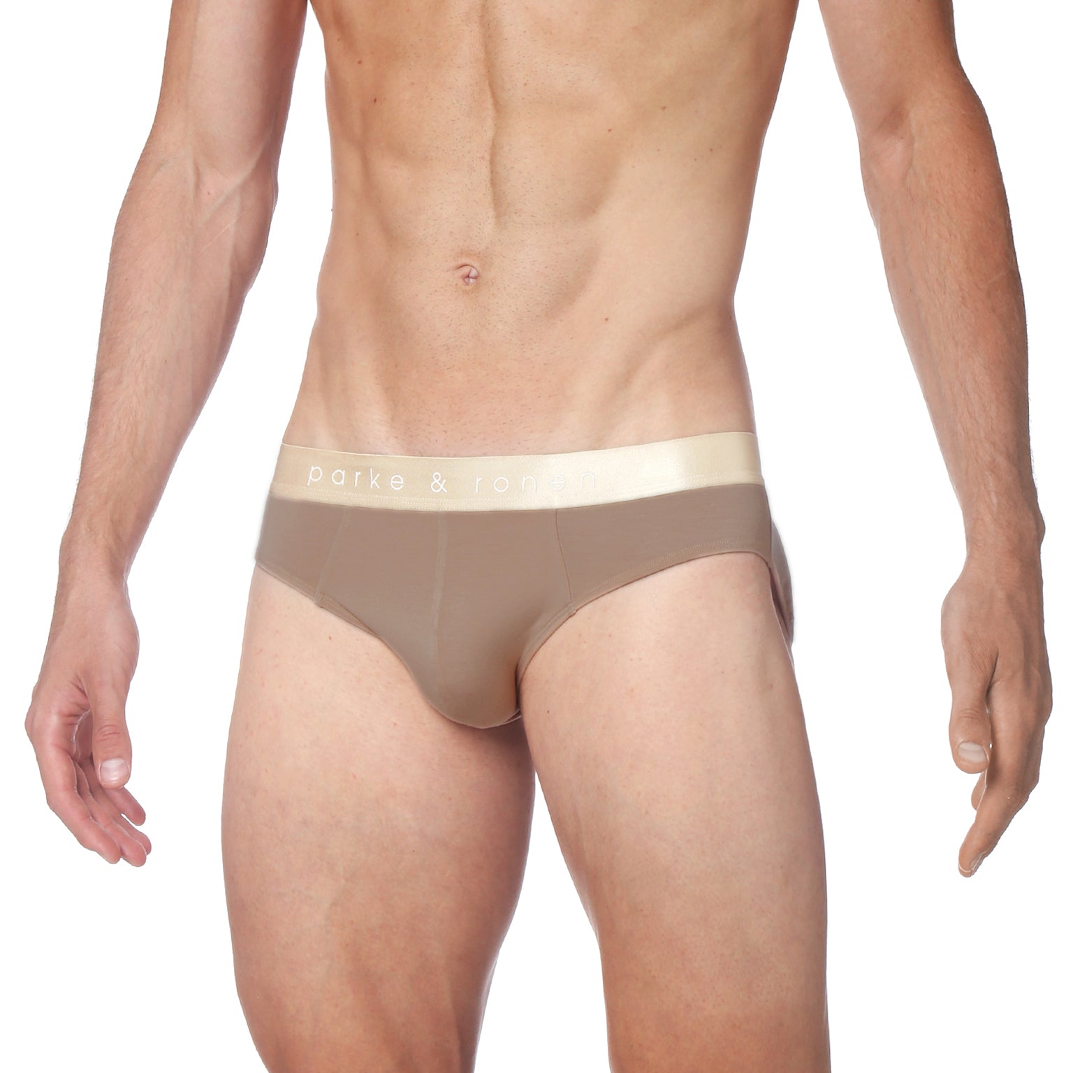 NEW- Café Au Lait Low-Rise Brief - parke & ronen
