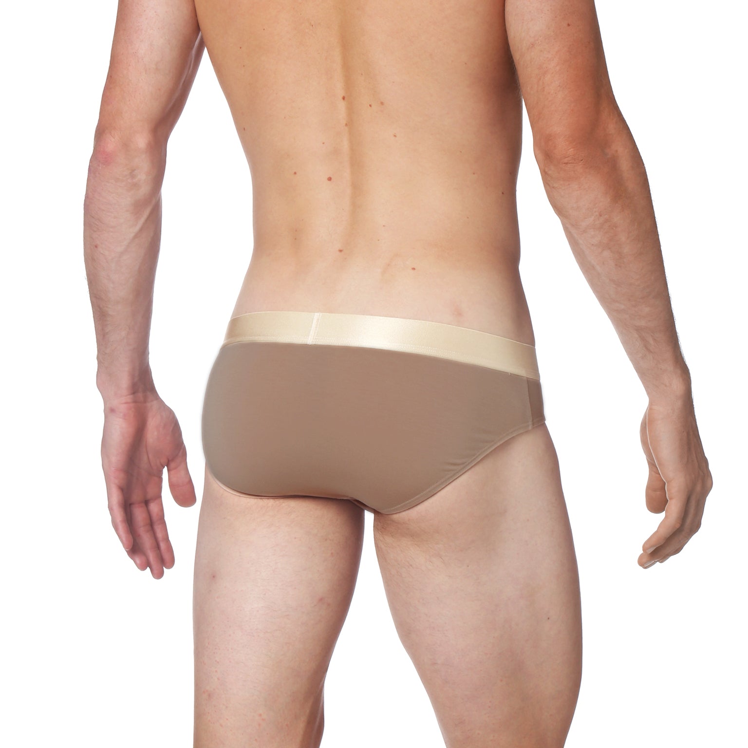 NEW- Café Au Lait Low-Rise Brief - parke & ronen