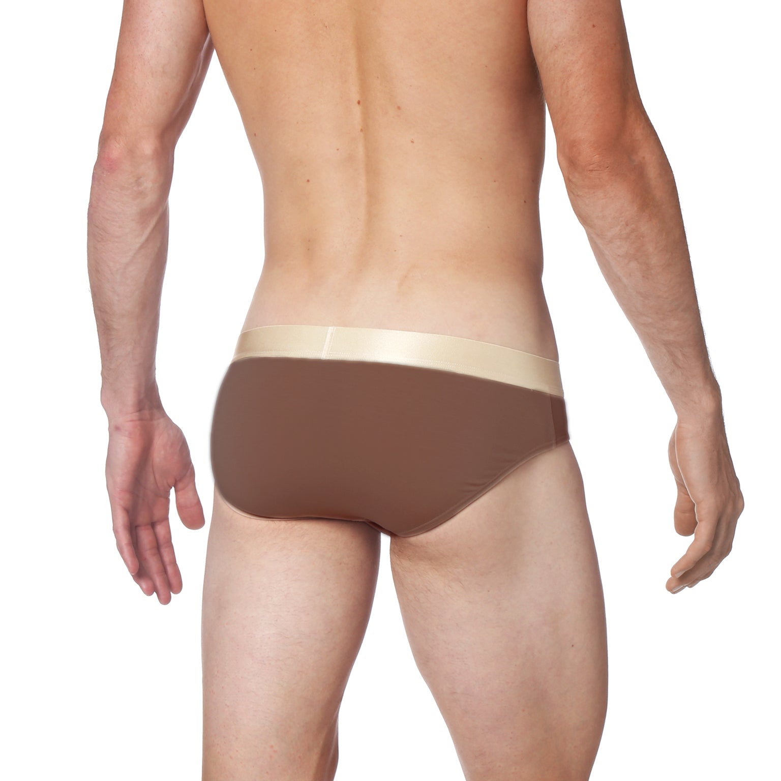 NEW- Chocolate Low-Rise Brief - parke & ronen