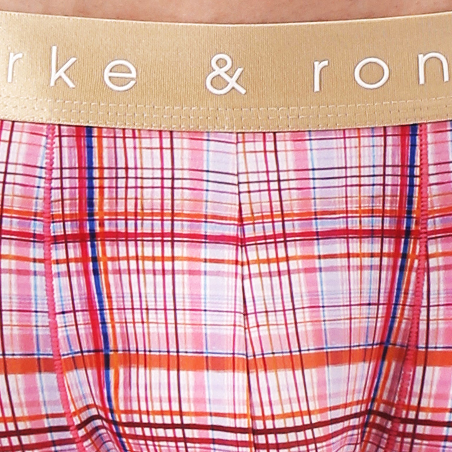 Cranberry Cape Cod Plaid Low Rise Trunk