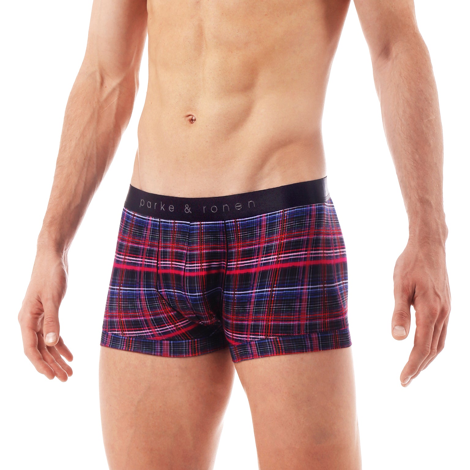Fuchsia Cape Cod Plaid Low Rise Trunk