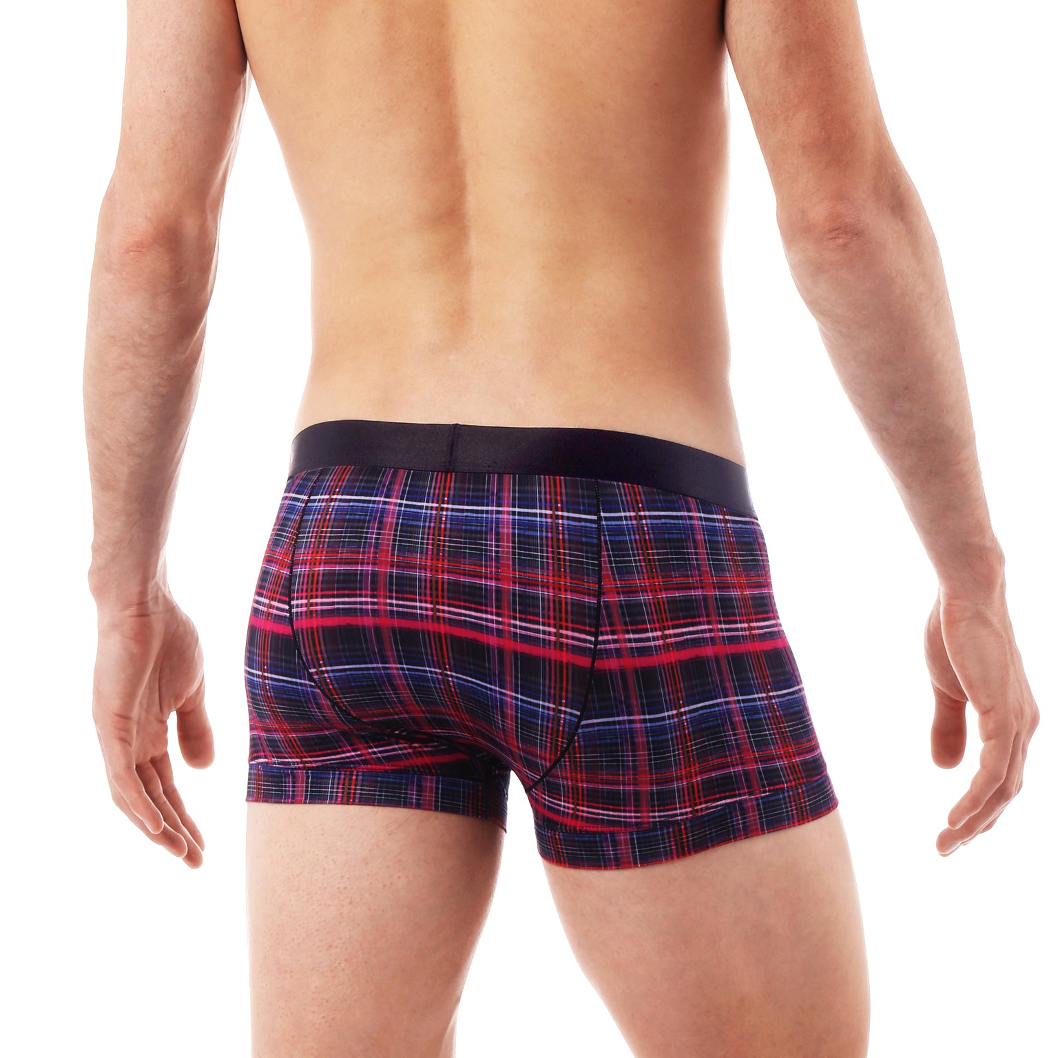 Fuchsia Cape Cod Plaid Low Rise Trunk