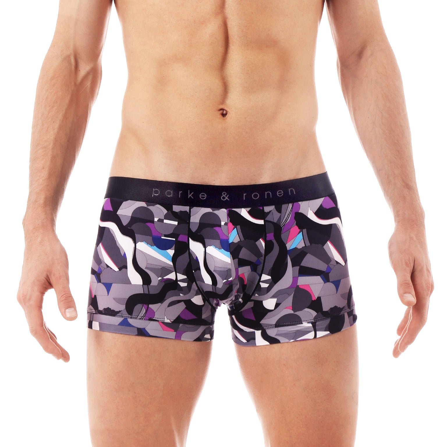 SAVE 70%- Purple Jubilee Print Low Rise Trunk