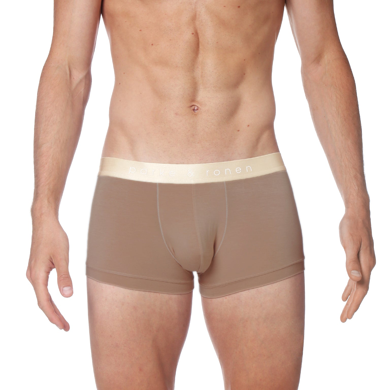 NEW- Café Au Lait Low-Rise Trunk - parke & ronen
