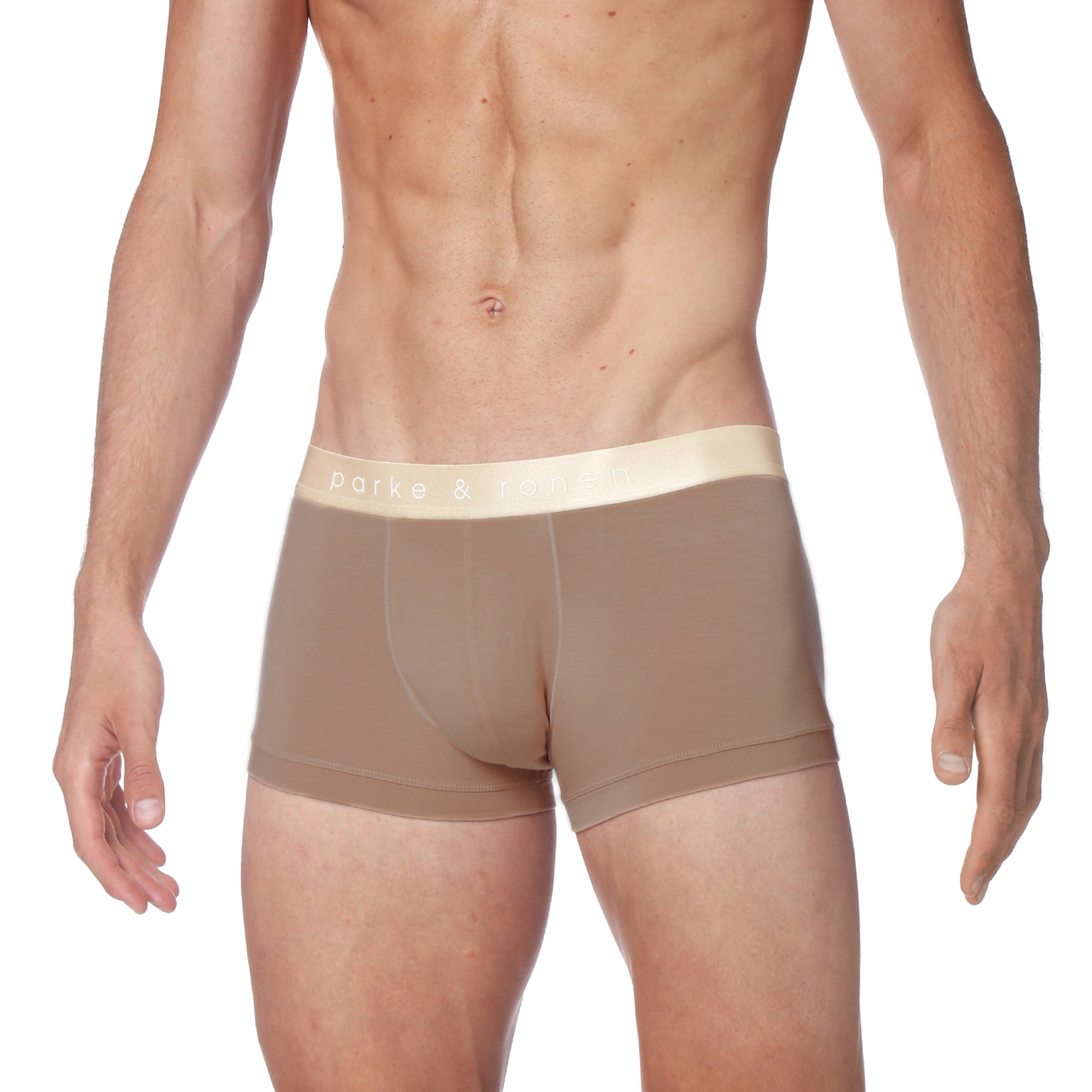 NEW- Café Au Lait Low-Rise Trunk - parke & ronen