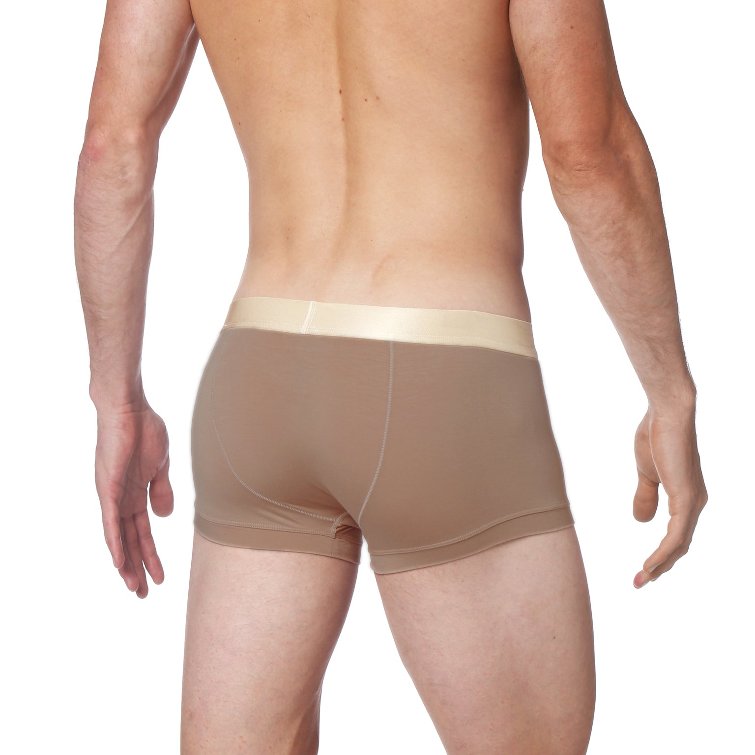 NEW- Café Au Lait Low-Rise Trunk - parke & ronen