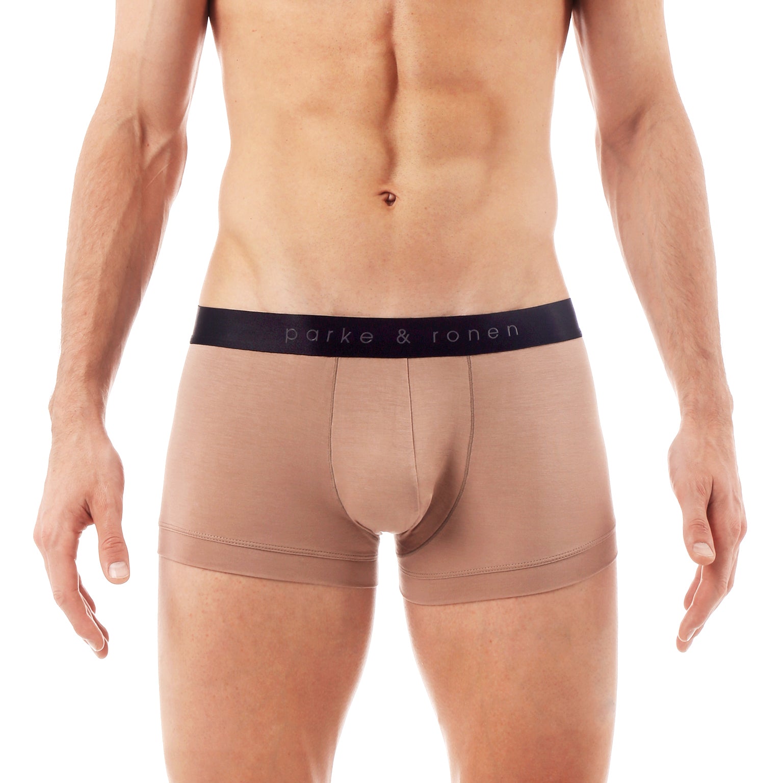 Caramel Taupe Solid Low Rise Trunk