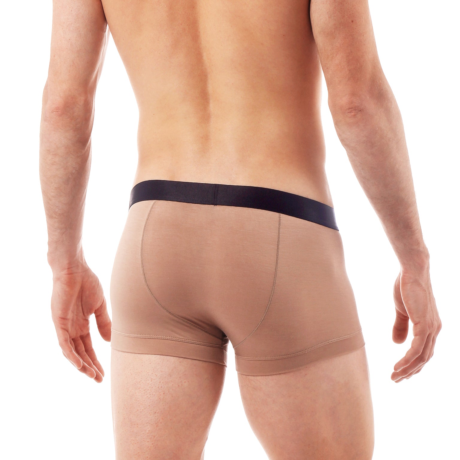 Caramel Taupe Solid Low Rise Trunk