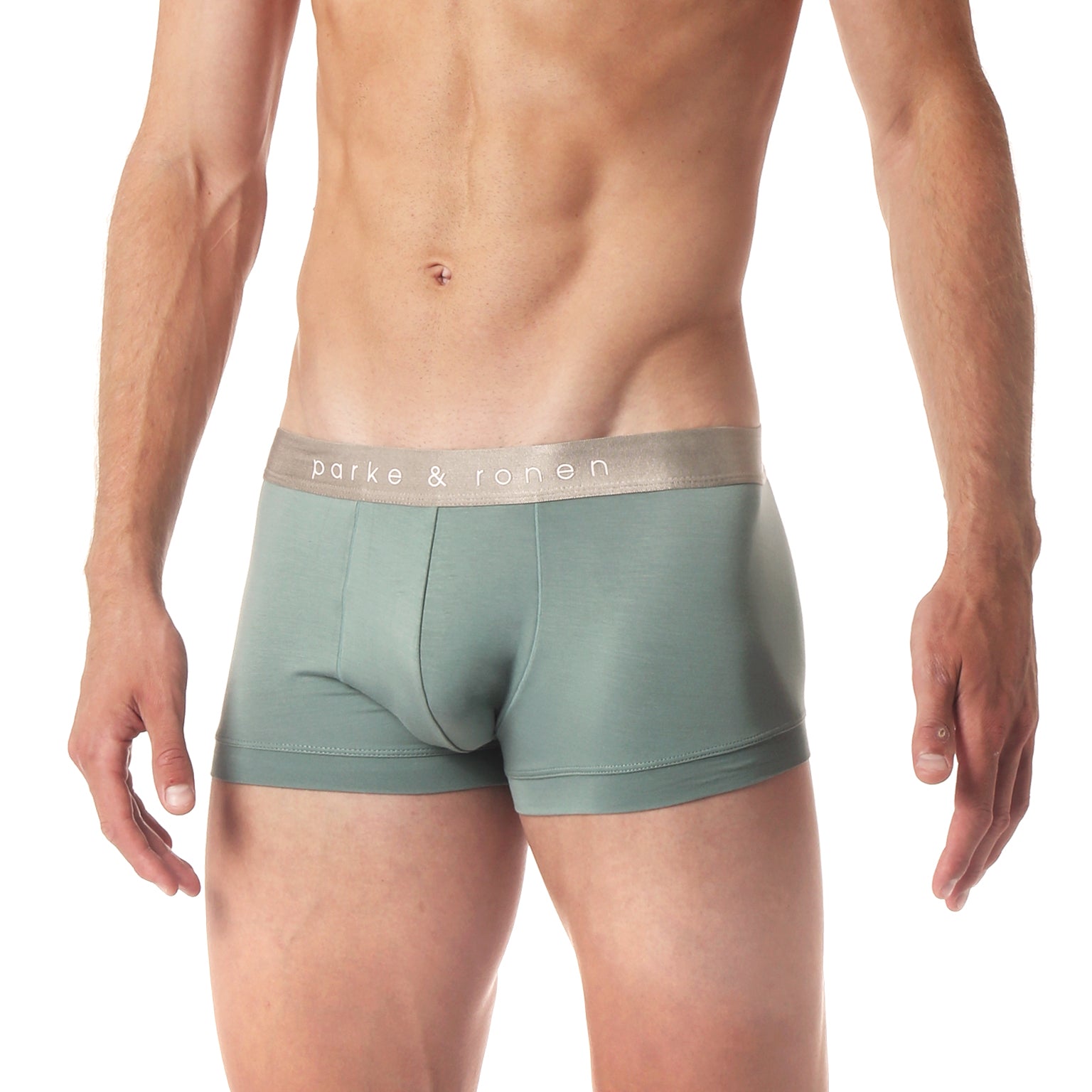 Patina Green Solid Low Rise Trunk